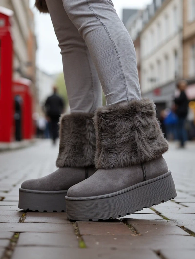 Royalfashion Damen Schneestiefel Rozzoy