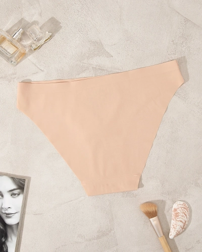 Royalfashion Beige Damen-Höschen mit herzförmigem Ausschnitt