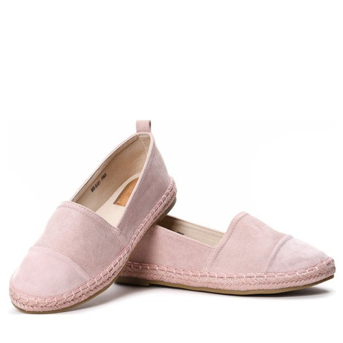 Różowe espadryle- Obuwie