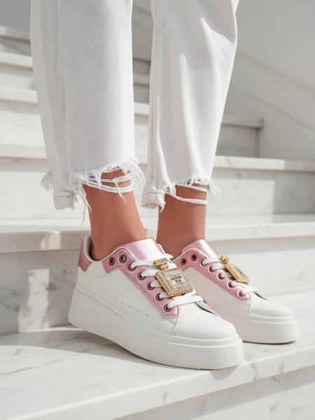 Moderna Eleganza Goldene Damenschuhe