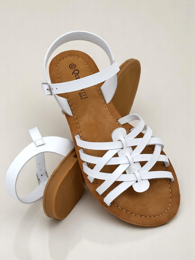 Royalfashion Damen-Sandalen mit dekorativen Riemchen Livia