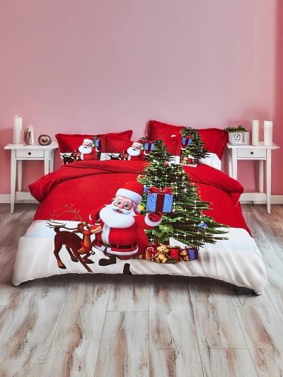 Комплект постельного белья Royalfashion на Рождество 200x220 4 предмета