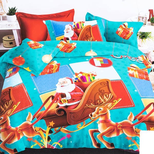 Weihnachtsbettwäsche 160x200 - Bettwäsche
