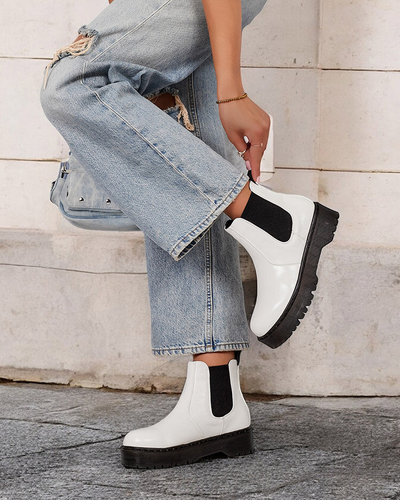 Royalfashion Damen eko Leder Movitas Stiefel