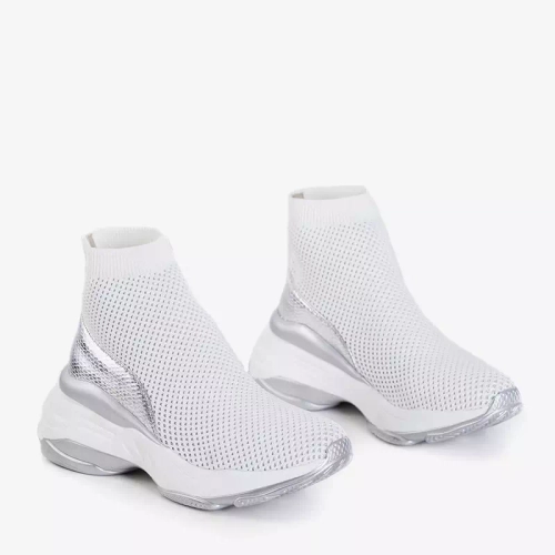 OUTLET Біле високе спортивне взуття від Lupin - Взуття