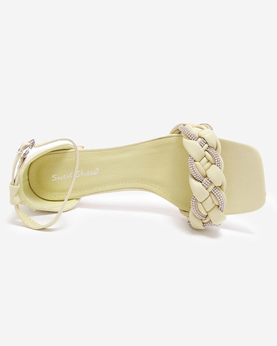 OUTLET Grüne Damensandalen auf der Marienka-Post - Schuhe
