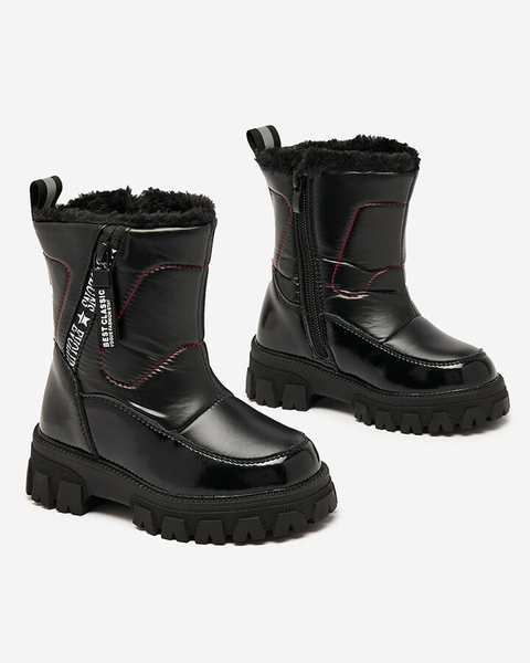 Royalfashion Kinderschuhe a'la Schneestiefel in schwarz Sorroda