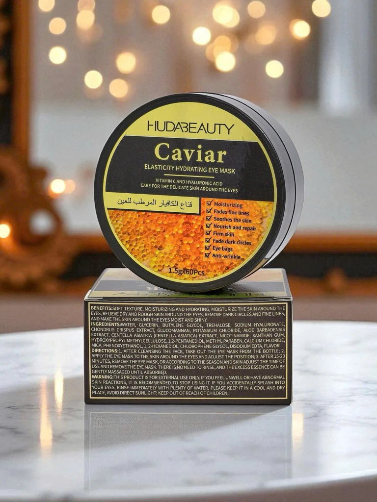 Aurelia Caviar Eye Mask Hydro Vitale – feuchtigkeitsspendende Augenpads von HudaBeauty