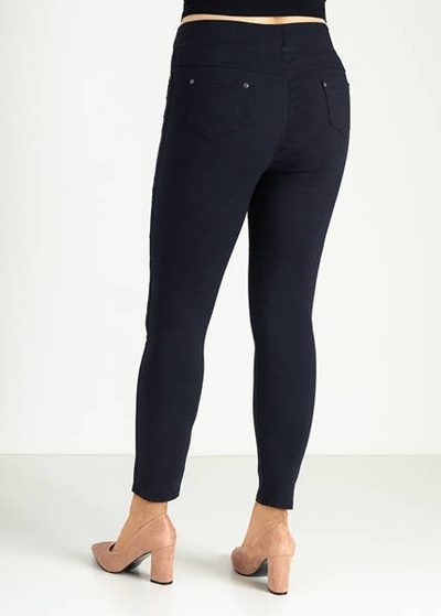 Damen Marineblau PLUS GRÖSSE Treggings - Kleidung