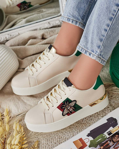 Royalfashion Жіночі спортивні кеди з нашивкоюSegenn