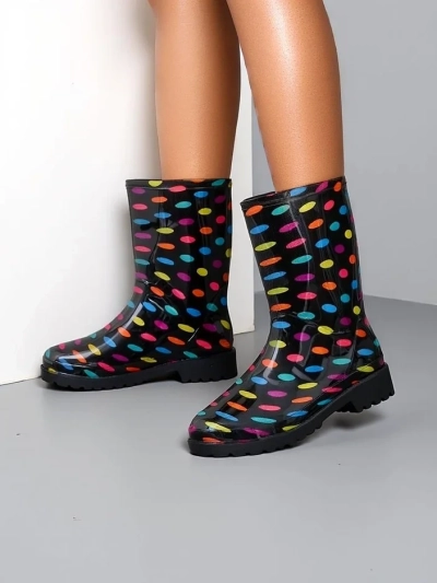 Royalfashion Жіночі гумові черевики в горошок Kroppes