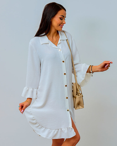 Royalfashion Damen-Oversize-Kleid mit Rüsche