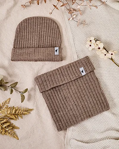 Royal Fashion Універсальний зимовий набір - шапка з капцем