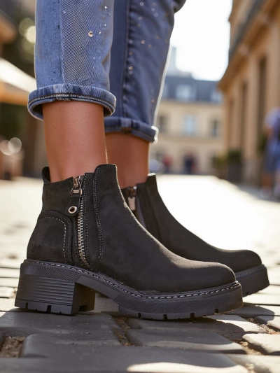 Royalfashion Damen Stiefeletten Fiefo