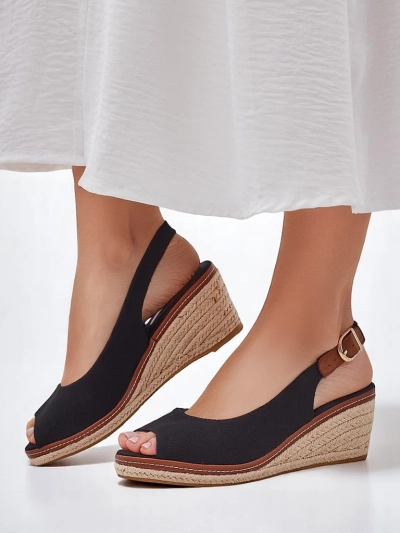 Royalfashion Damen Wedge-Sandalen ohne Zehen Tafenis