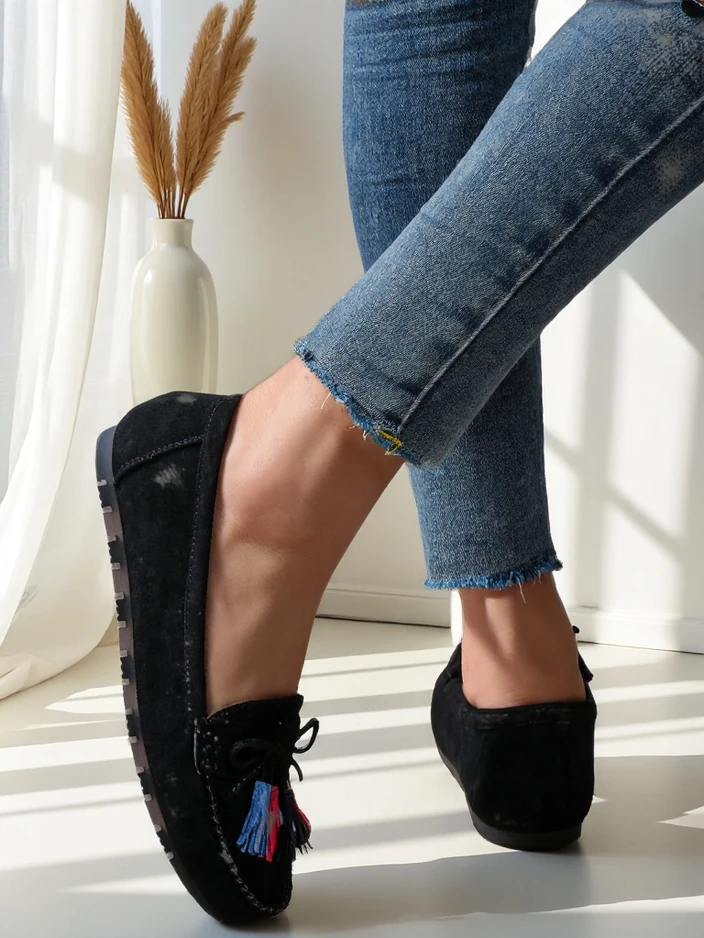 Royalfashion Damen Eco-Suede Mokassins Zimmid