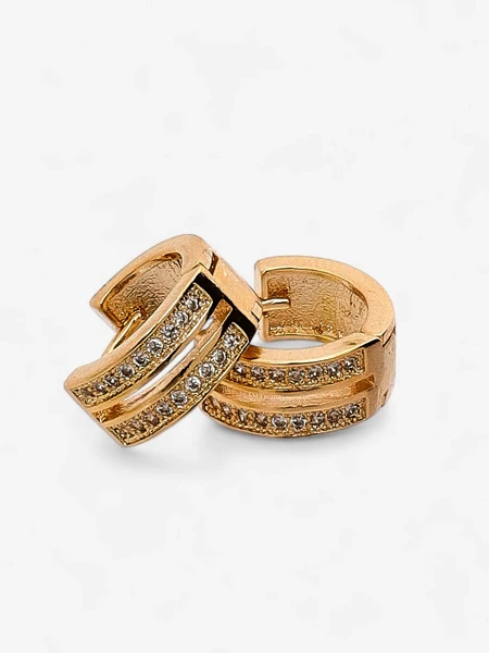 Royalfashion Damen-Ohrringe mit Zirkonia