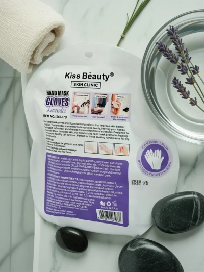 Aurelia Hand Mask Gloves Lavender - Зволожуючі рукавички для рук 30 г