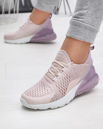 OUTLET Royalfashion Hellrosa Damen-Sportschuhe aus Stoff Tayrio