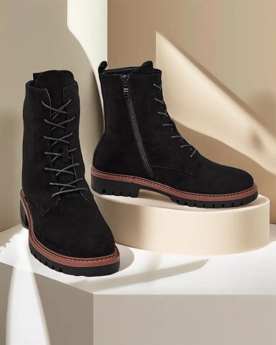 Royalfashion Damen Schnür-Stiefeletten Gosop