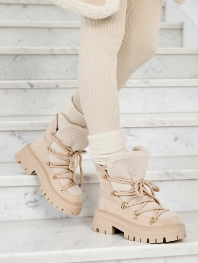 Royalfashion Lozin Damen-Schneestiefel zum Schnüren