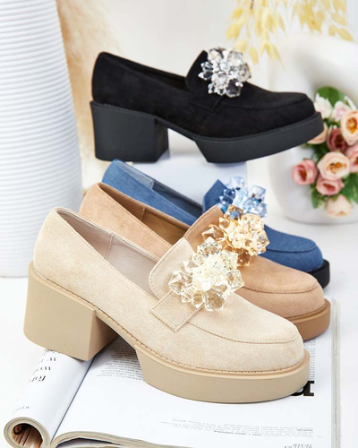 Royalfashion Damen Pegorani hohe Stöckel Halbschuhe