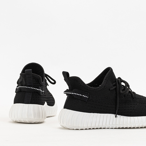 Чорно -білі жіночі кросівки Fransi