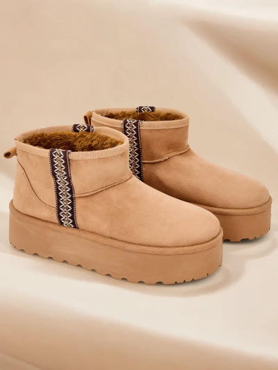 Royalfashion Kurze Damen Schneestiefel Haluzi