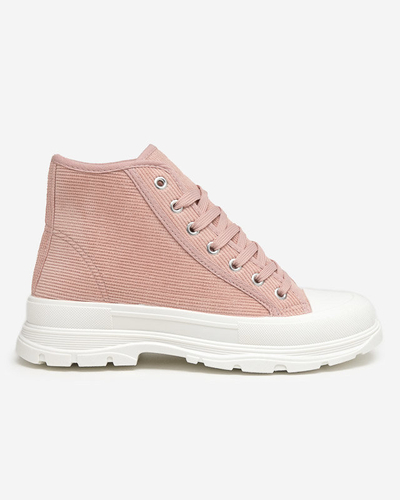 Rosa gerippte Damen-Sneaker Somali - Footwear