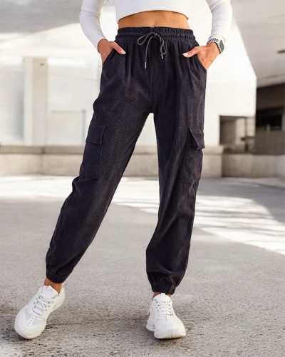 Royalfashion Women's Ribbed Pants