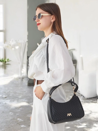 Royalfashion Elegante gesteppte kleine Handtasche für Damen aus Eco-Leder
