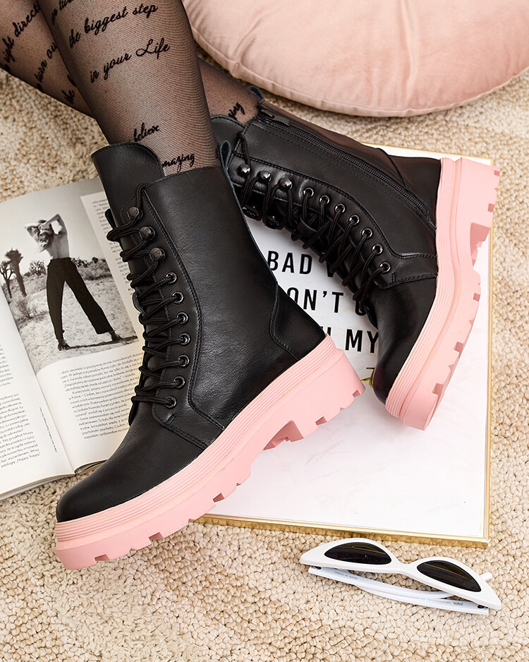 Royalfashion Eco leather women's bagger boots Vederme