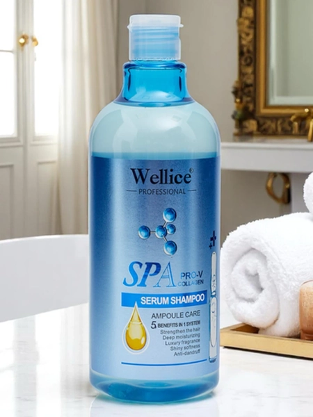 Professionelles Haarshampoo mit Kollagen – Intensive Feuchtigkeitspflege und Glättung der Haare 5-in-1