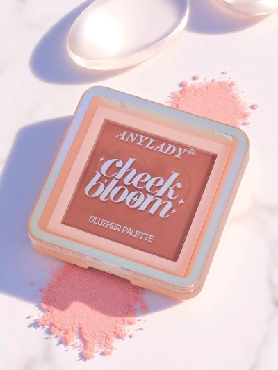 ANYLADY Gepresstes Rouge Farbe Pink Crush