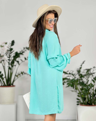 Royalfashion Damen Oversize-Kleid mit Rüsche an den Ärmeln