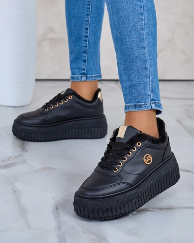 Royalfashion Warme Damen-Sneakers mit Fell Sofi