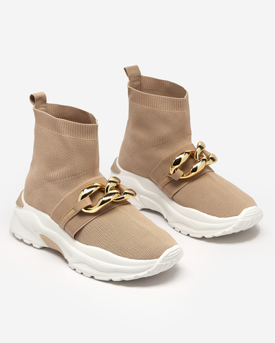 High Deveris Damen-Sneaker in Hellbraun - Schuhe