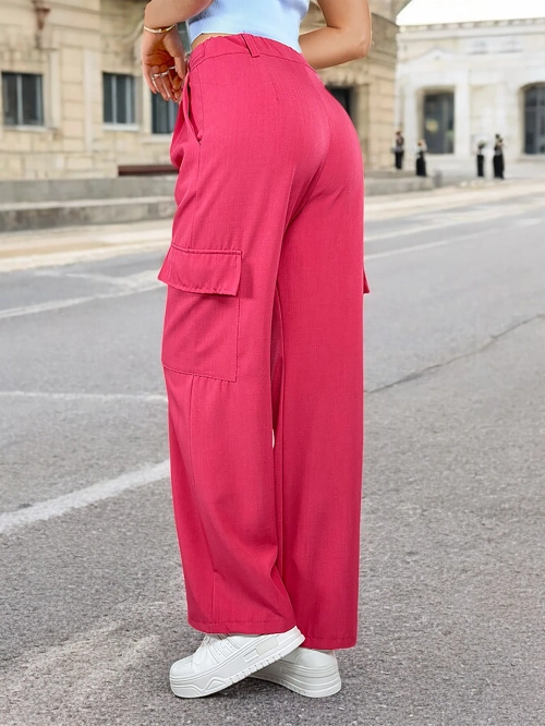 Royalfashion Жіночі широкі штани з кишенями