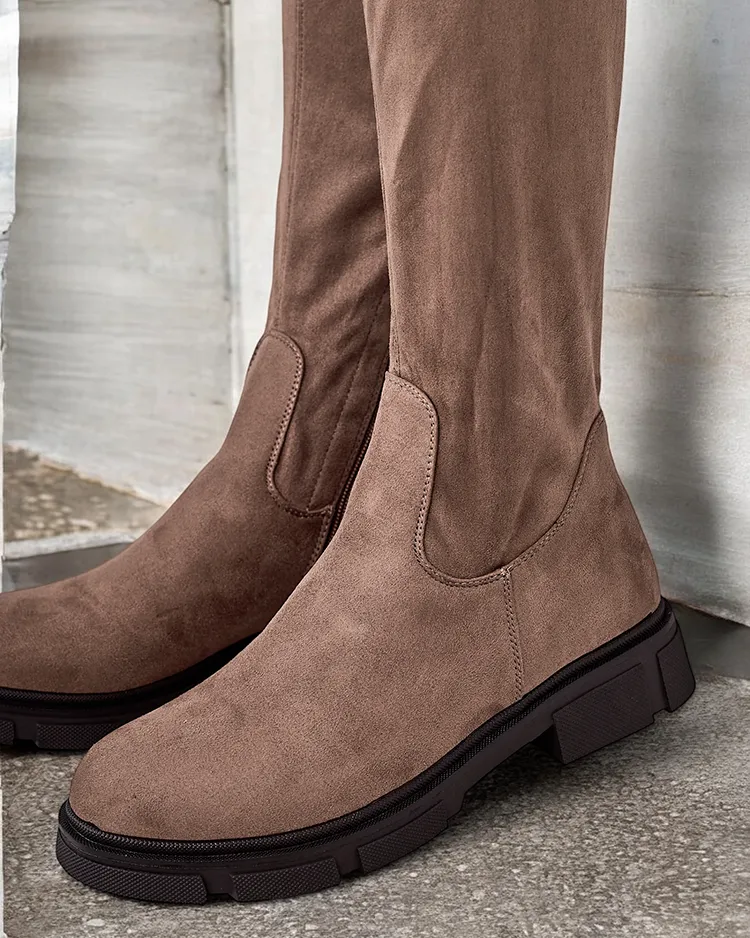 Royalfashion Damen Schlupfstiefel Robus