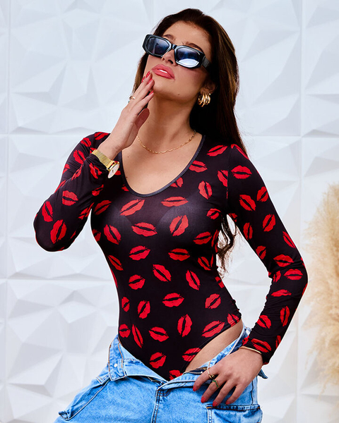 Royalfashion Damen-Body mit Druck