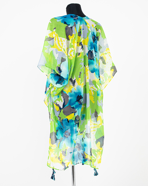 Жіноче парео з візерунком зеленого кольору - Одяг