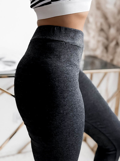 Жіночі легінси темно-сірого кольору - Одяг