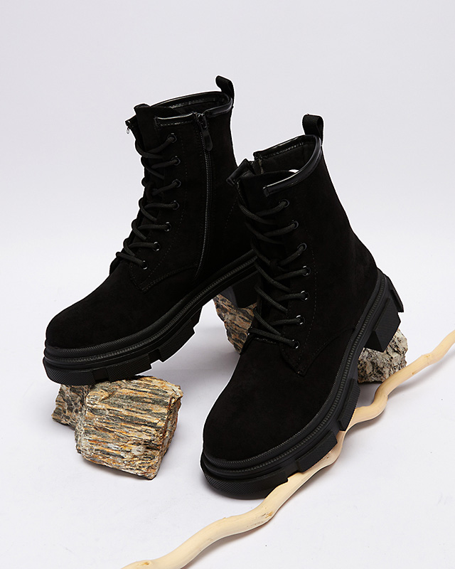 Schwarze Damenstiefel a'la workery Yeam- Footwear