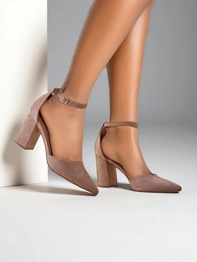 Royalfashion Damen-Eco-Suede-Pumps Caldeno