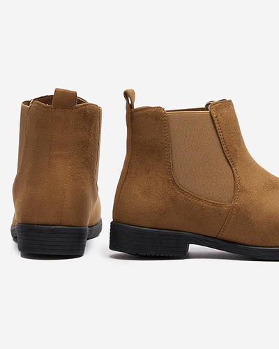 OUTLET Camel Damenstiefel a'la sztyblettes aus Öko-Wildleder Ludoppio- Footwear