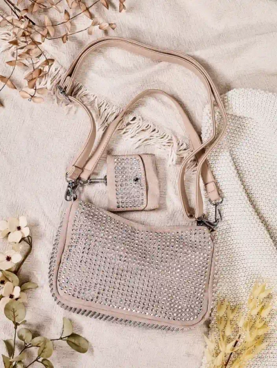 Royalfashion Kleine Damentasche mit Nieten