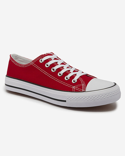 Rote klassische Damen-Schnürsneaker Ogisa - Schuhe