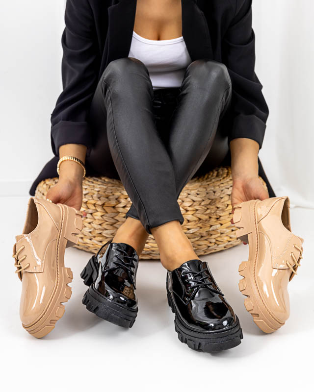 Schwarz lackierte Damenschuhe Binotsi - Footwear