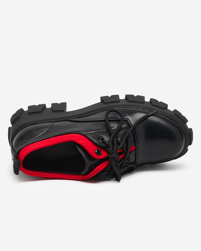 OUTLET Damenschuhe aus Kunstleder in Schwarz Ozudu - Schuhe