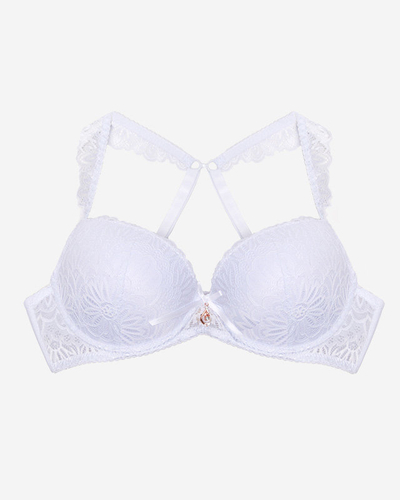 Weißer Spitzen-BH für Damen - Unterwäsche
